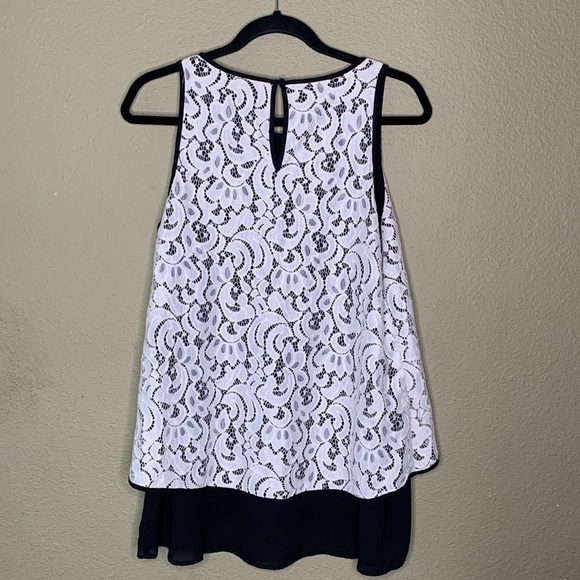 Alfani lace sleeve less top size 6 Fariy - Picture 8 of 10